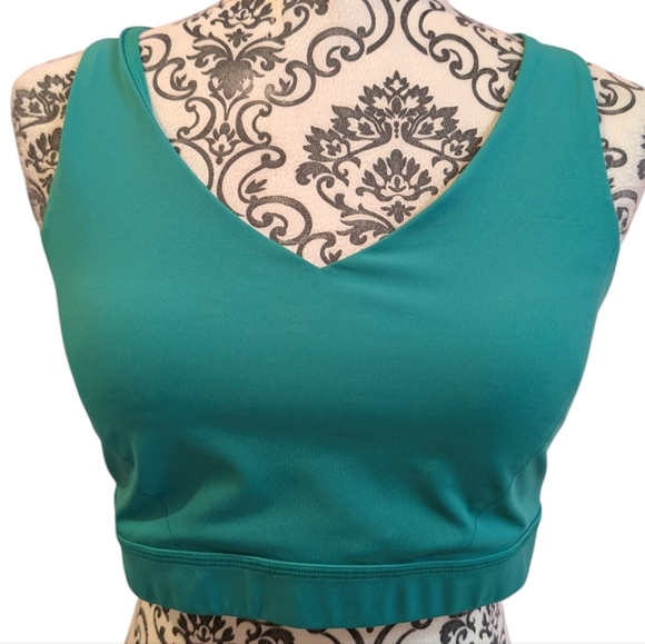 Lululemon Envital Bra Women's Plus 14 *Medium Support B/C Cup Active Green Run - Picture 2 of 11